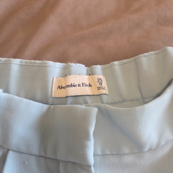 Abercrombie And Fitch Light Blue Regular Sloane Tailored Dress Pants 25/0 - Picture 6 of 7